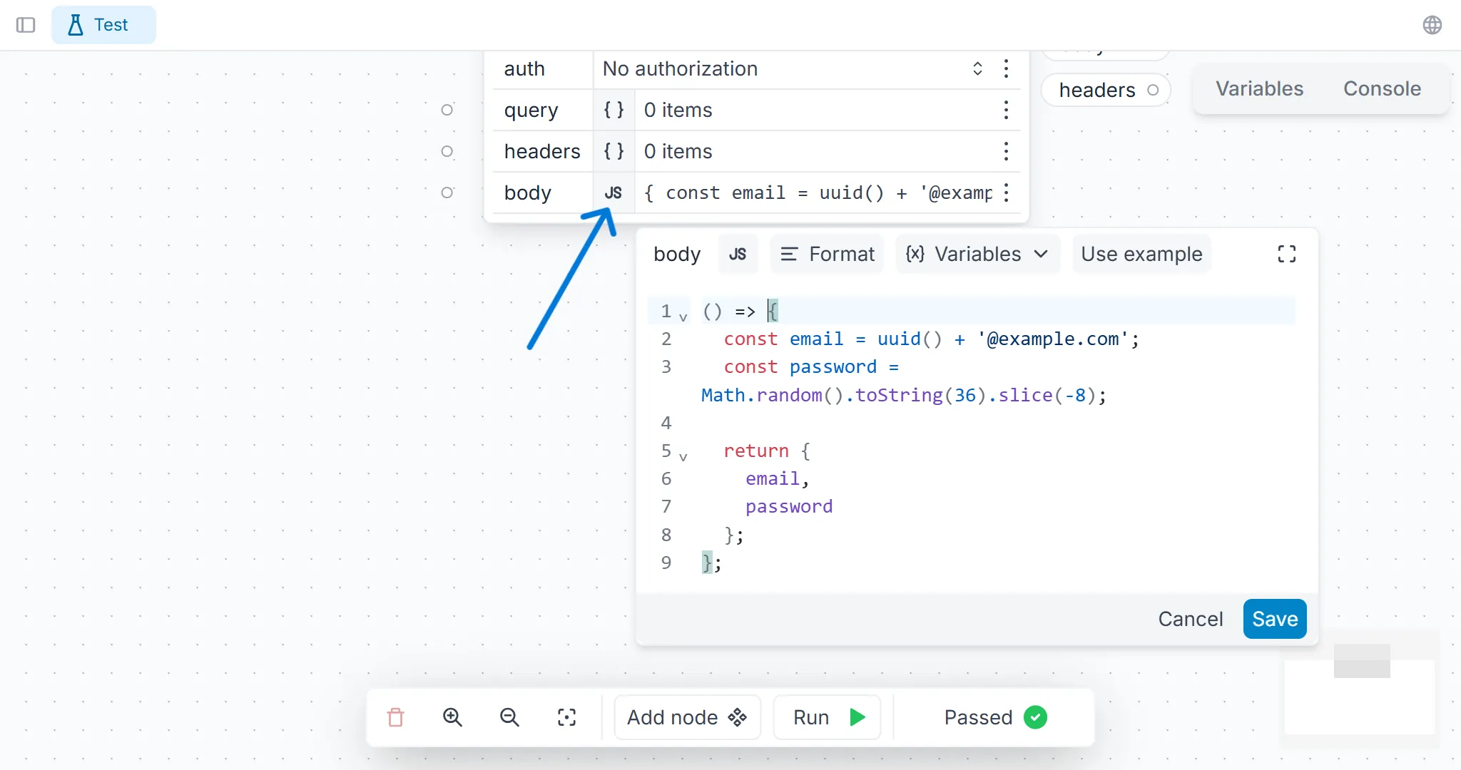 JavaScript expression value